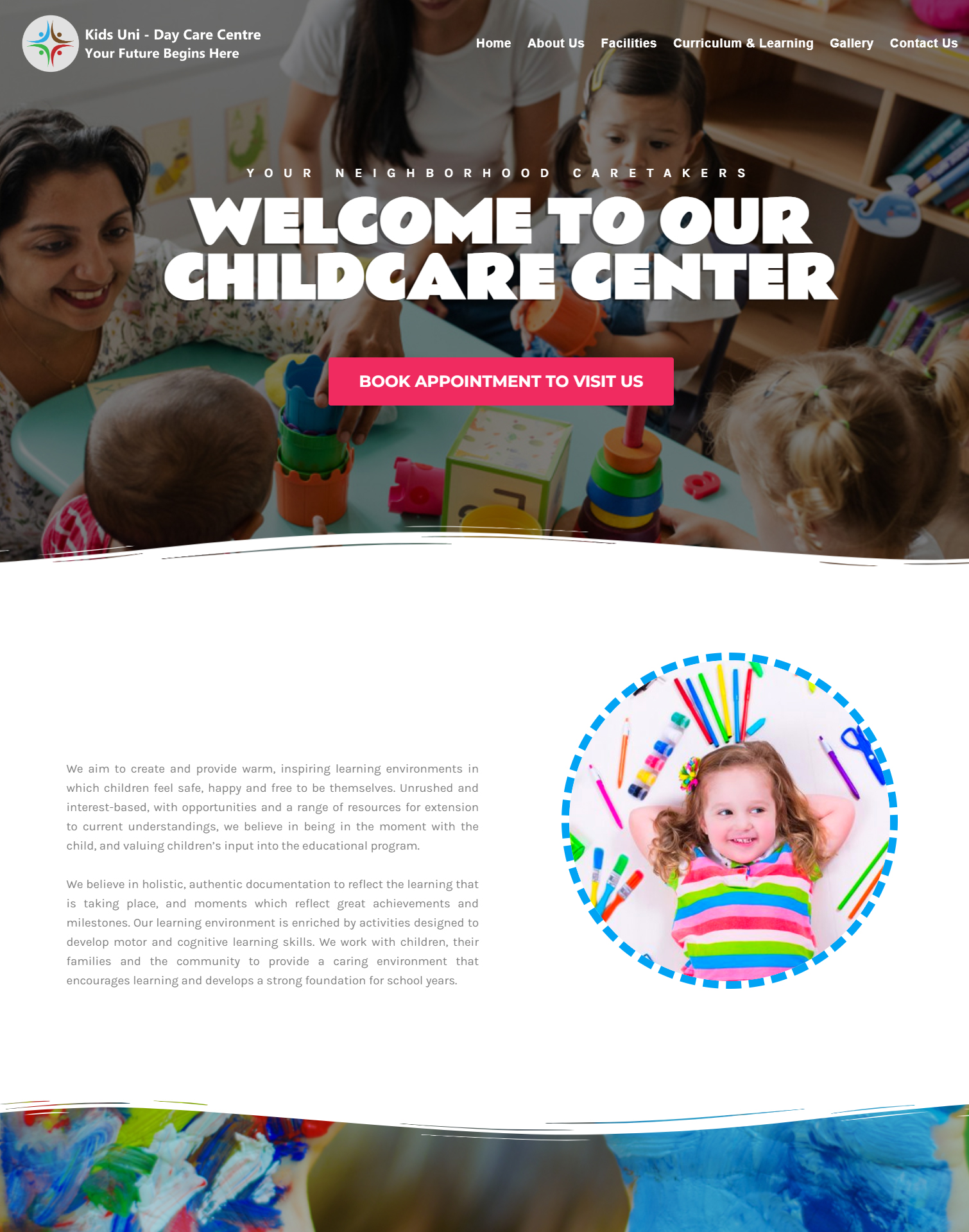Childcare web deisgn
