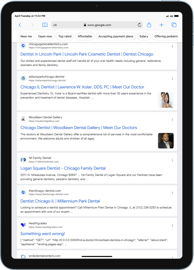 SEO for Dentist in Chicago