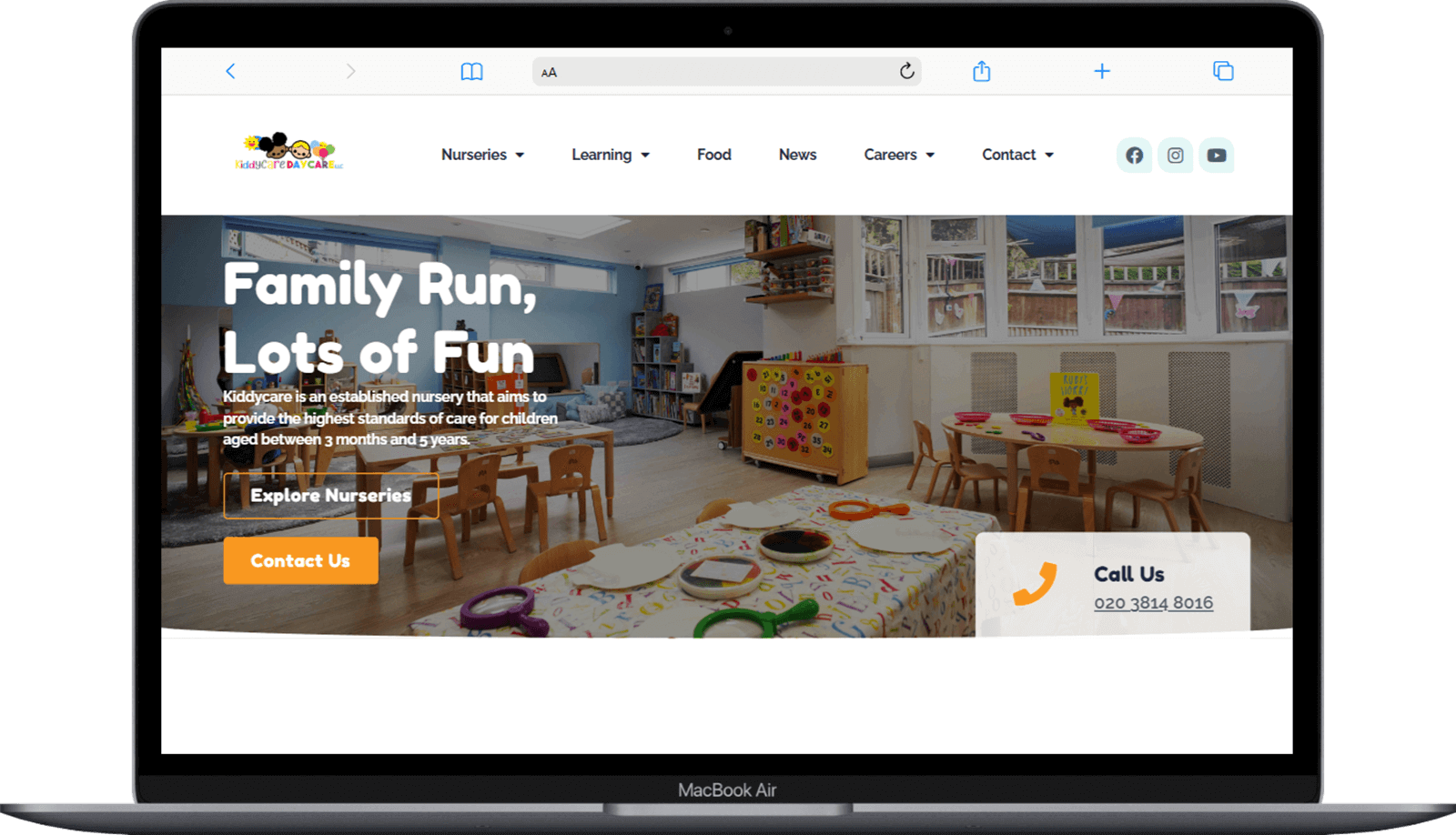 daycare web design company
