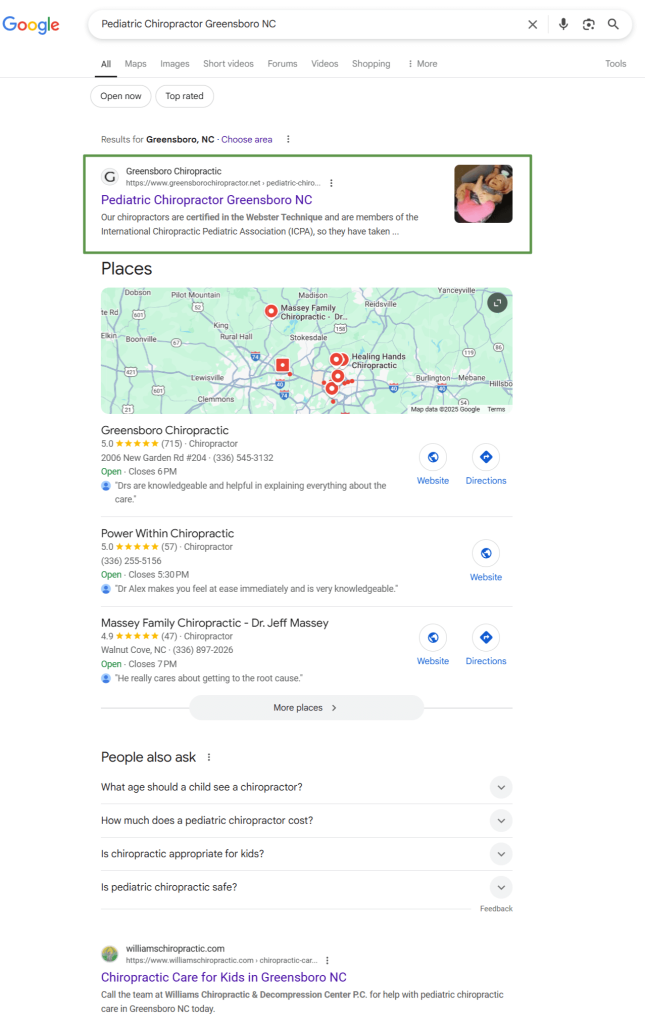 Chiropractor SEO Services