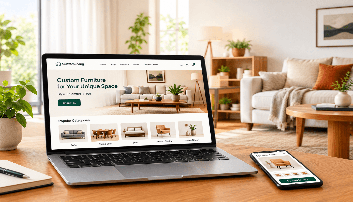 eCommerce Management for a Customized Furniture
